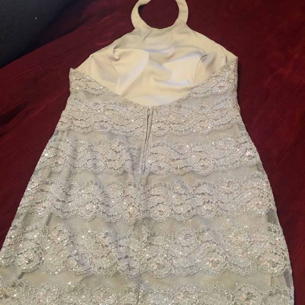 Pretty Silver short dress